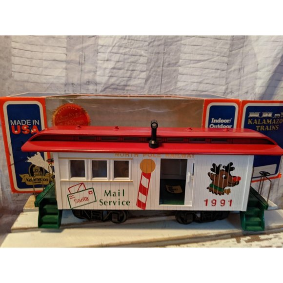 Kalamazoo 1991 mail service Xmas car North Pole